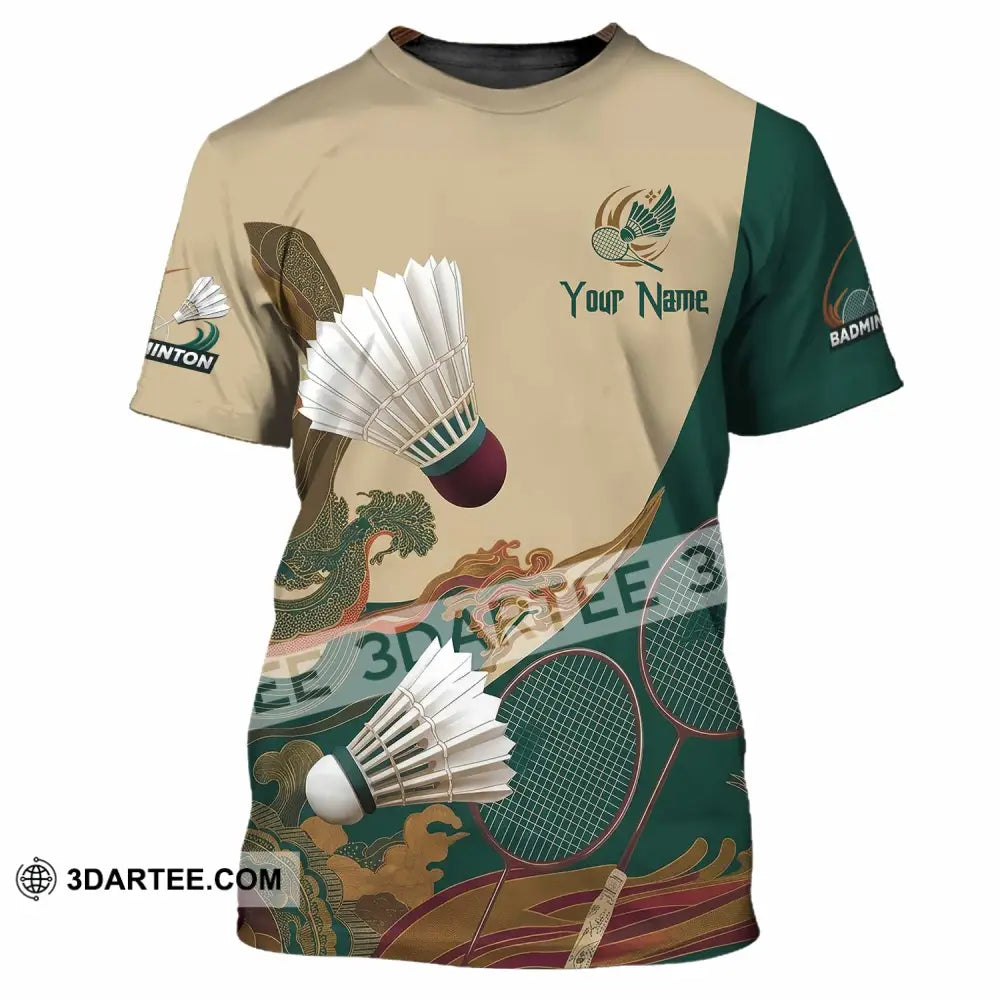 Unisex Shirt - Custom Badminton 3D Shirt T-Shirt / S T-shirt