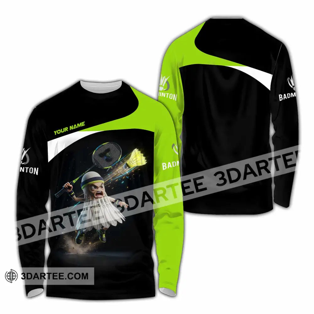 Unisex Shirt - Custom Badminton Shirt - Long Sleeve Shirt / S - T-shirt