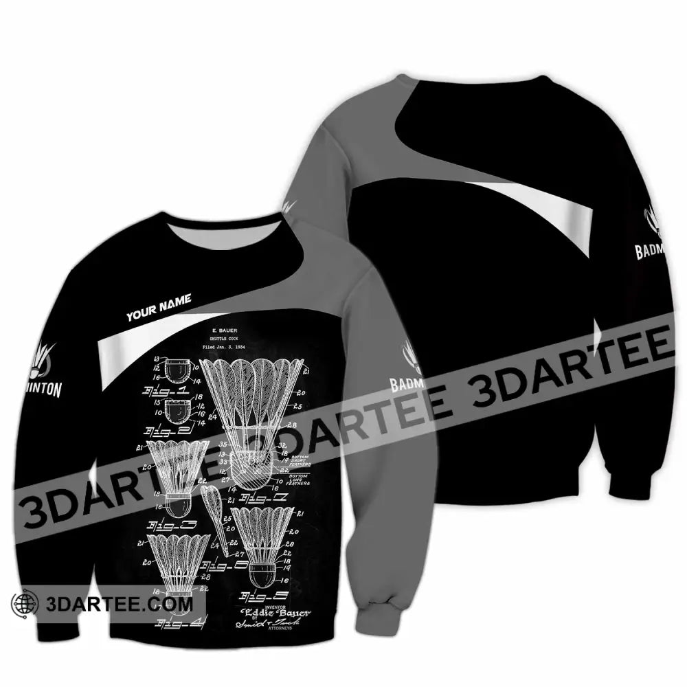 Unisex Shirt - Custom Badminton Shirt - Long Sleeve / S - T-shirt