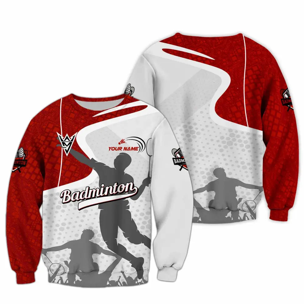 Unisex Shirt - Custom Badminton Shirt Long Sleeve / S T-shirt