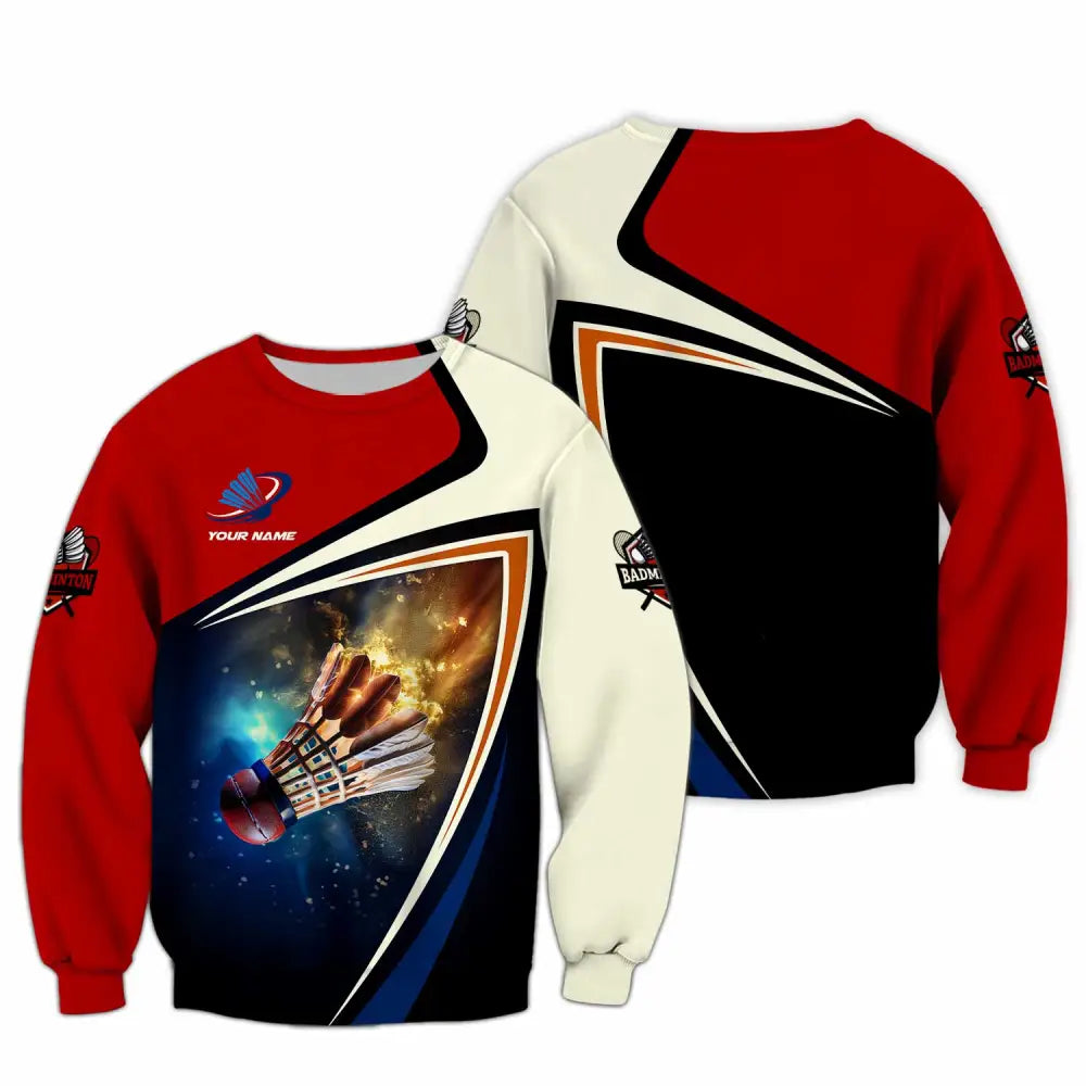 Unisex Shirt - Custom Badminton Shirt Long Sleeve / S T-shirt