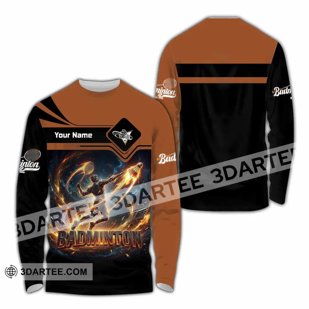 Unisex Shirt - Custom Badminton Shirt - Long Sleeve Shirt / S - T-shirt