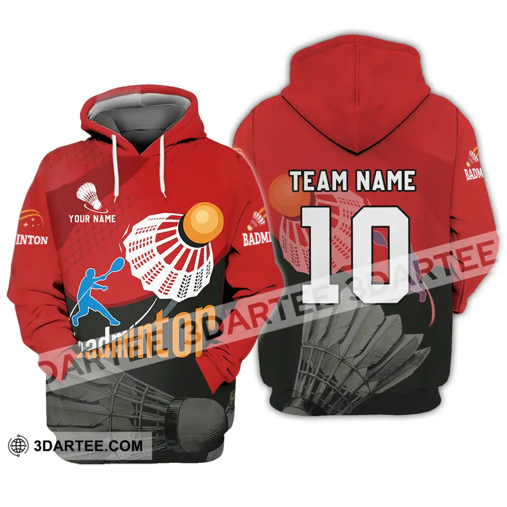 Unisex Shirt - Custom Badminton Player Shirt Hoodie / S T-shirt