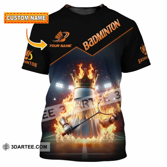 Unisex Shirt - Custom Badminton Sports Shirt T-shirt