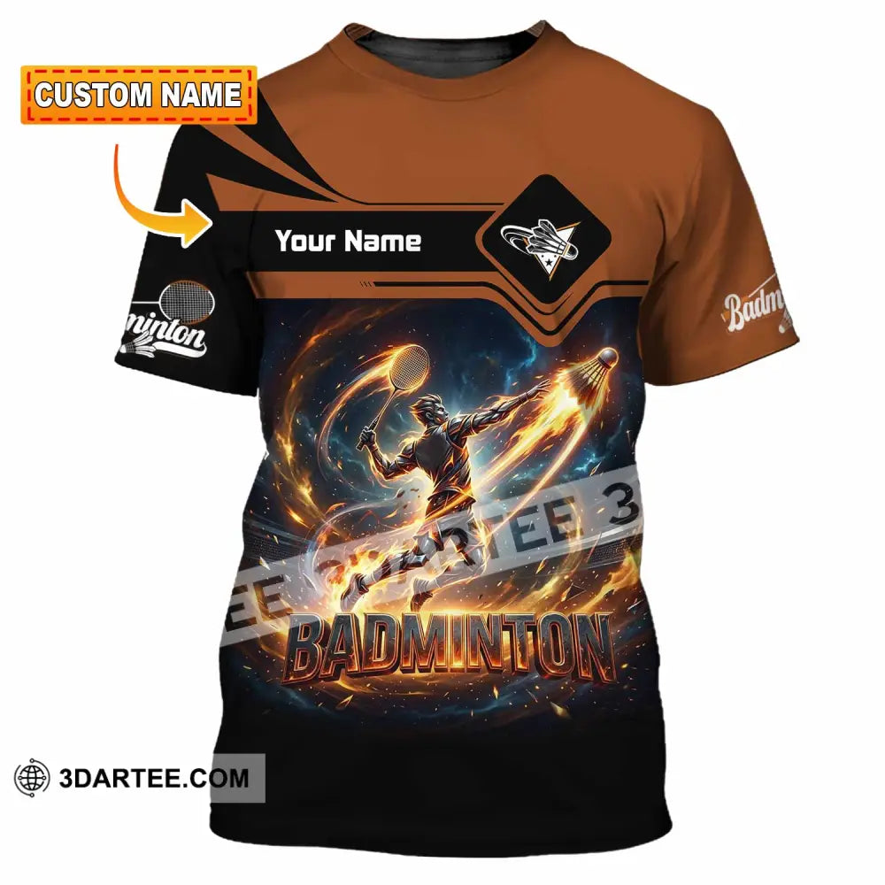 Unisex Shirt - Custom Badminton Shirt - T-shirt