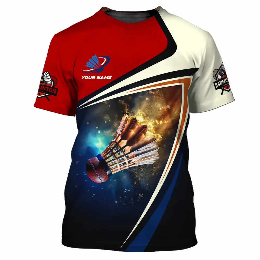 Unisex Shirt - Custom Badminton Shirt T-Shirt / S T-shirt