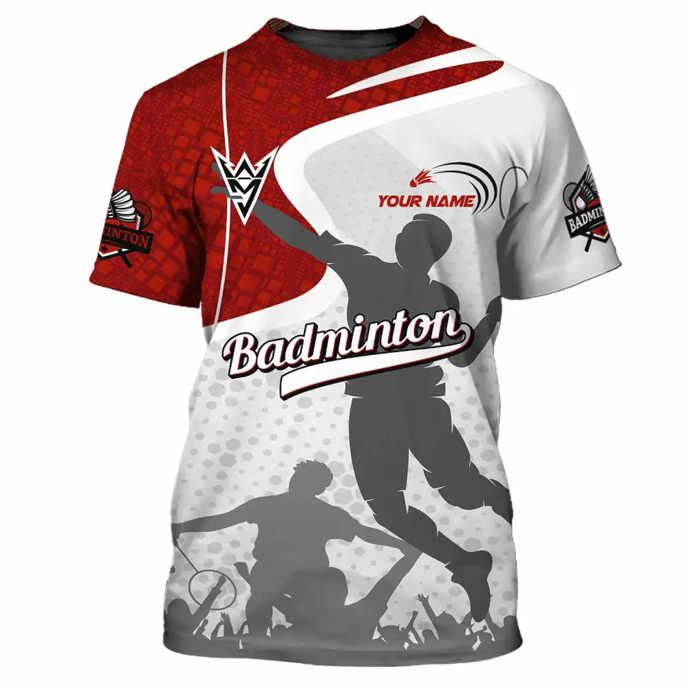 Unisex Shirt - Custom Badminton Shirt T-Shirt / S T-shirt
