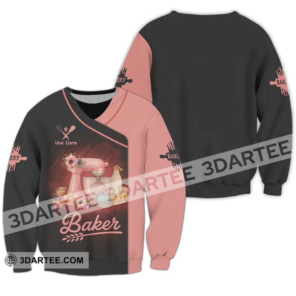 Unisex Shirt - Custom Baker Lover Shirt Long Sleeve / S T-shirt