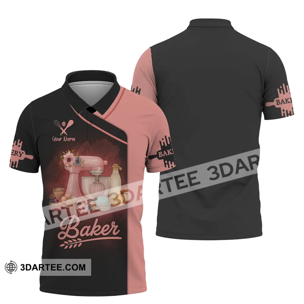 Unisex Shirt - Custom Baker Lover Shirt Polo Shirt / S T-shirt