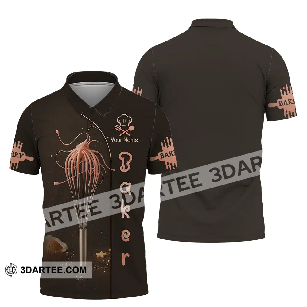 Unisex Shirt - Custom Baker Lover Shirt Polo Shirt / S T-shirt