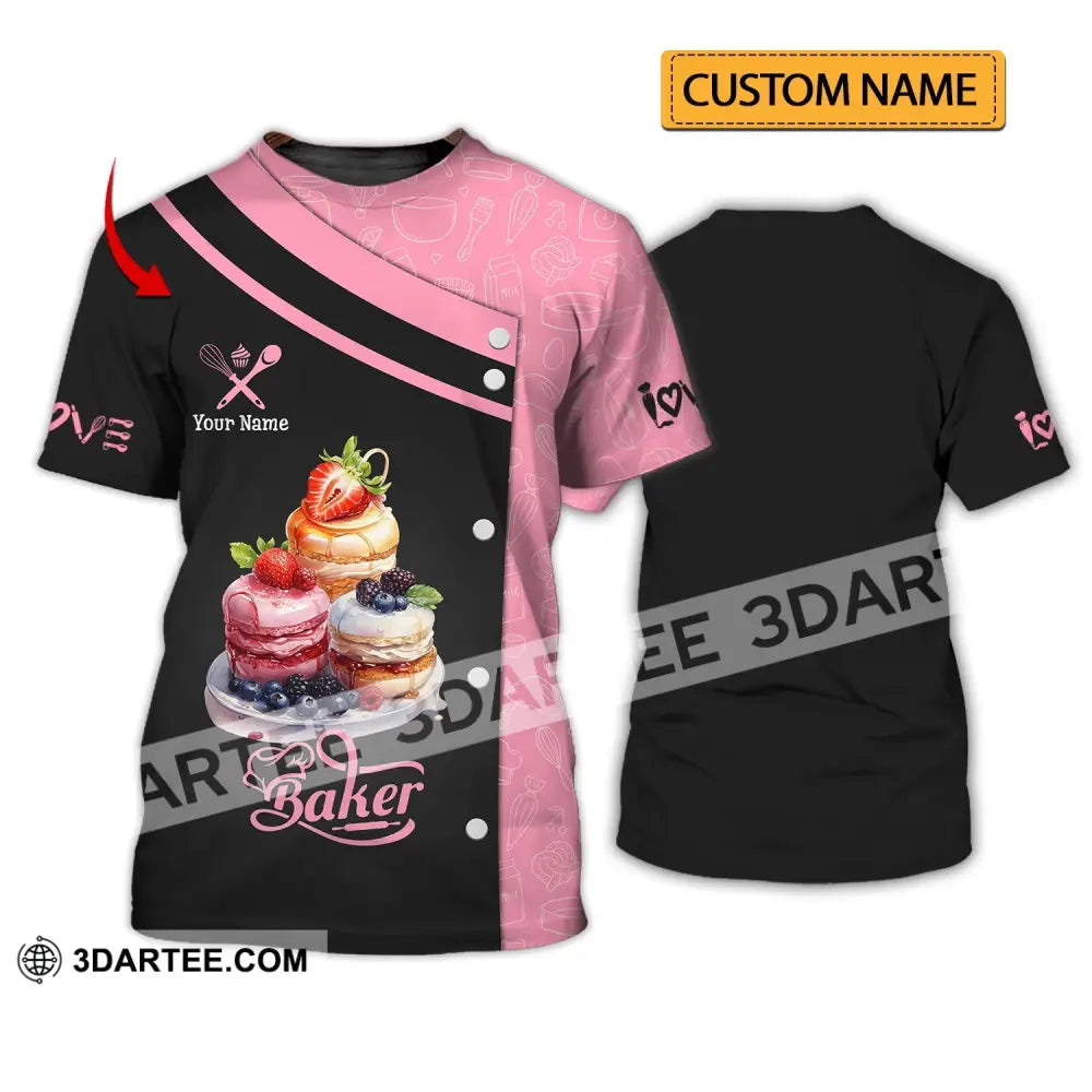 Unisex Shirt - Custom Baker Name Sweet Cake T-Shirt