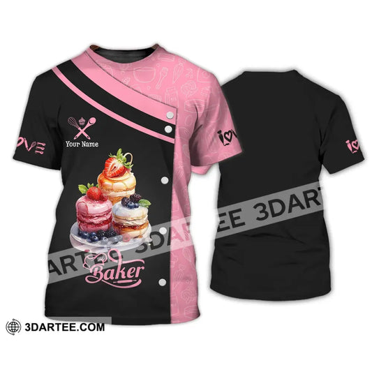 Unisex Shirt - Custom Baker Name Sweet Cake T-Shirt / S T-Shirt