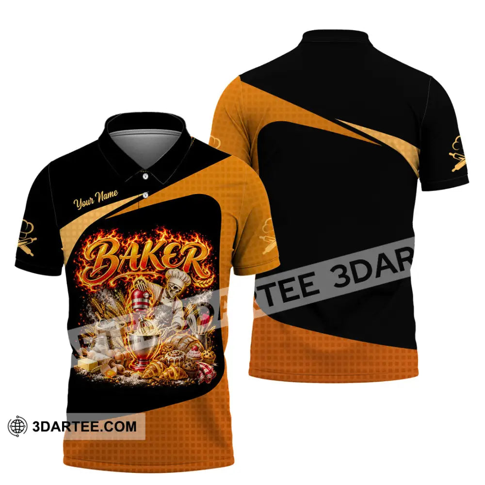 Unisex Shirt - Custom Baker Shirt - Polo Shirt / S - T-shirt