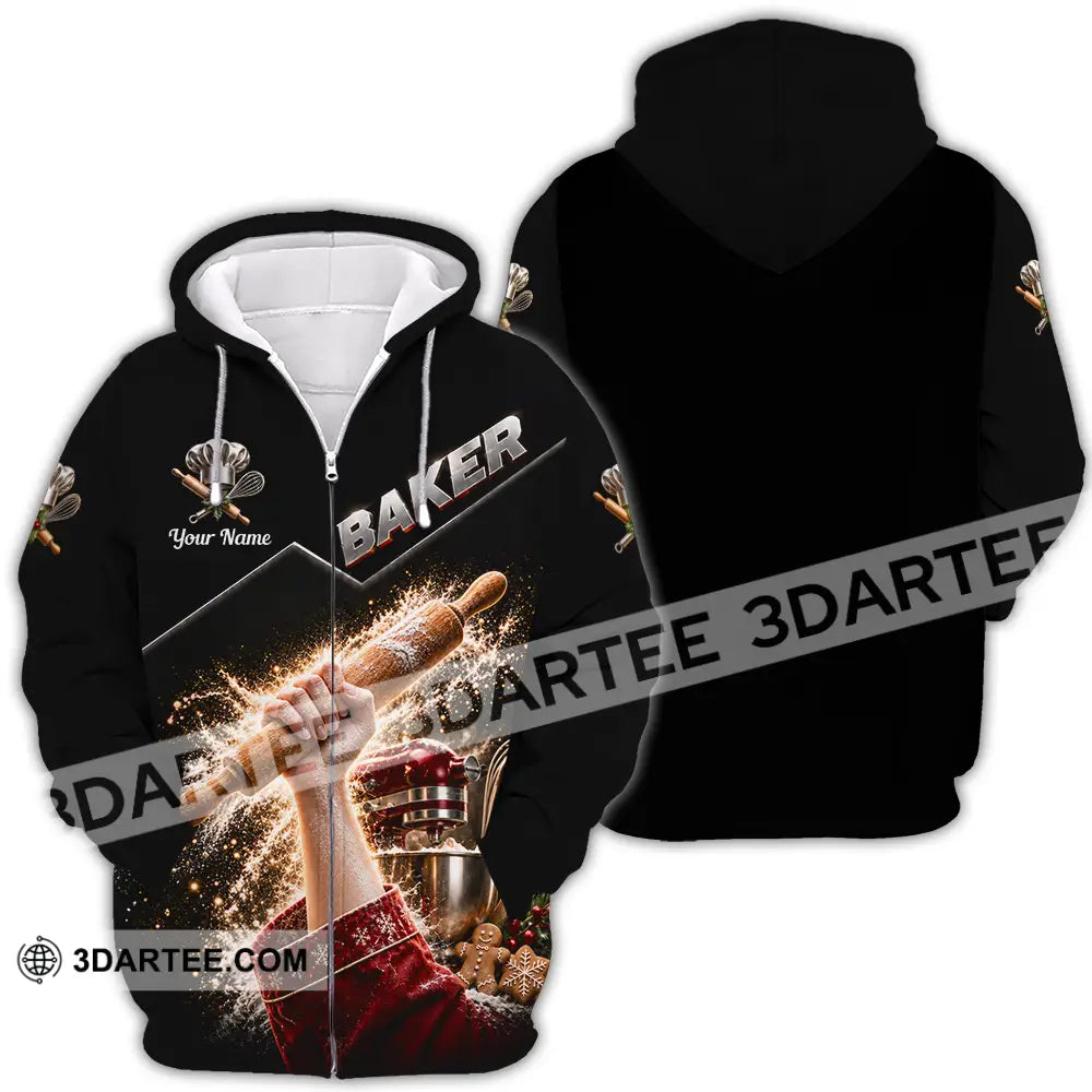 Unisex Shirt - Custom Baker Shirt - Zipper Hoodie / S - T-shirt