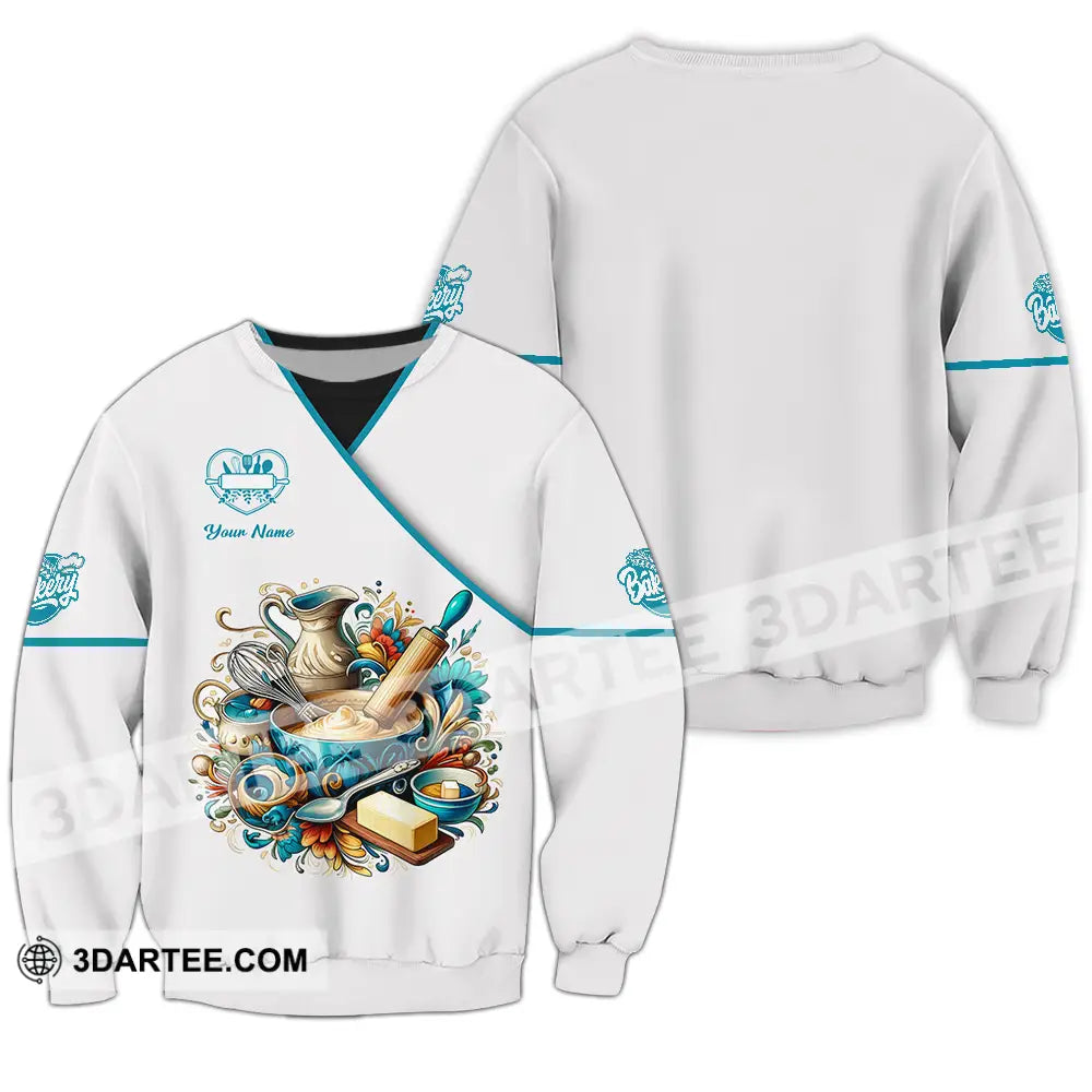 Unisex Shirt - Custom Bakery 3D Shirt - Long Sleeve / S - T-shirt