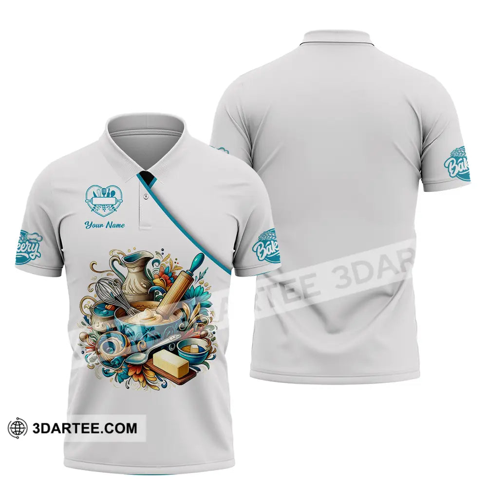 Unisex Shirt - Custom Bakery 3D Shirt - Polo Shirt / S - T-shirt