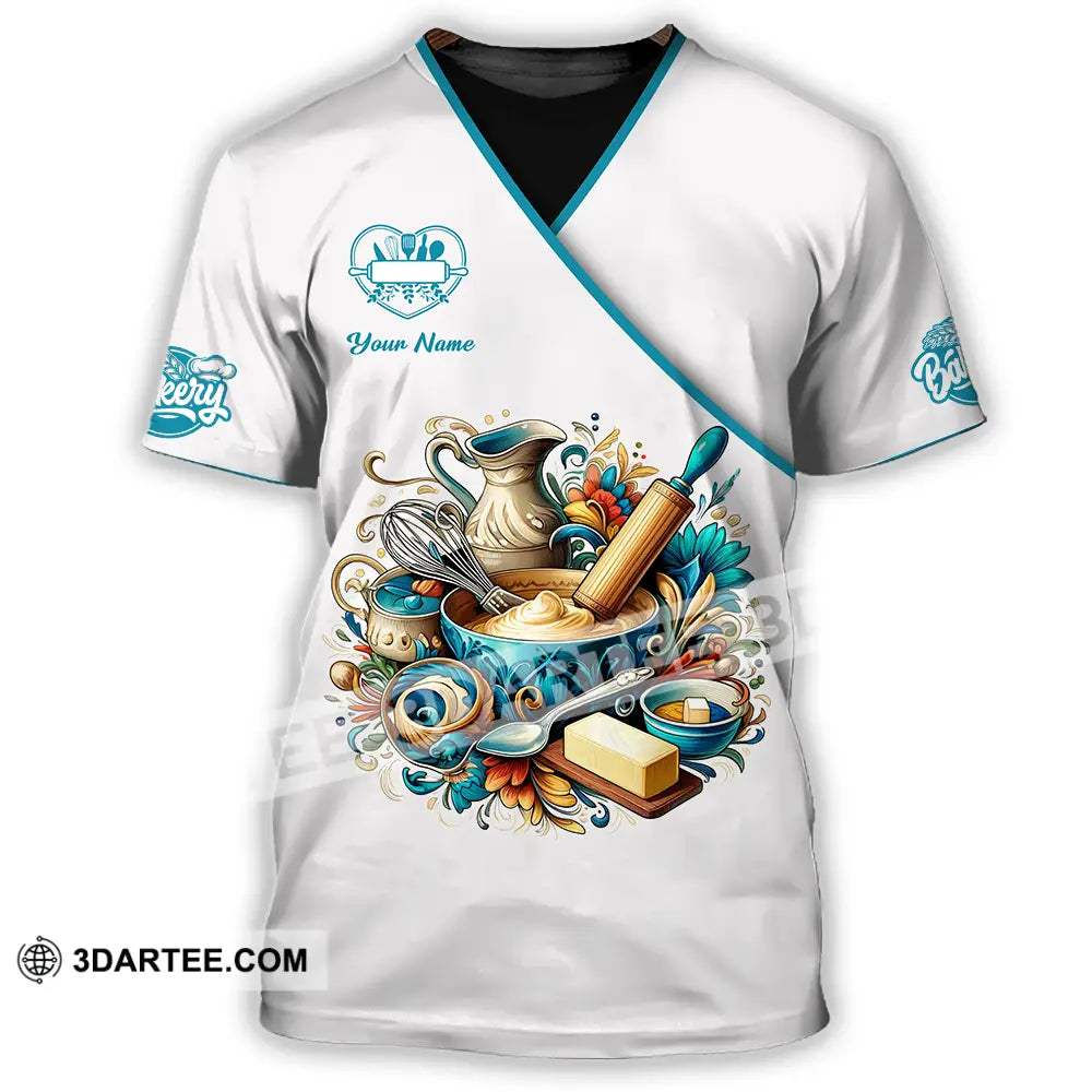 Unisex Shirt - Custom Bakery 3D Shirt - T-Shirt / S - T-shirt