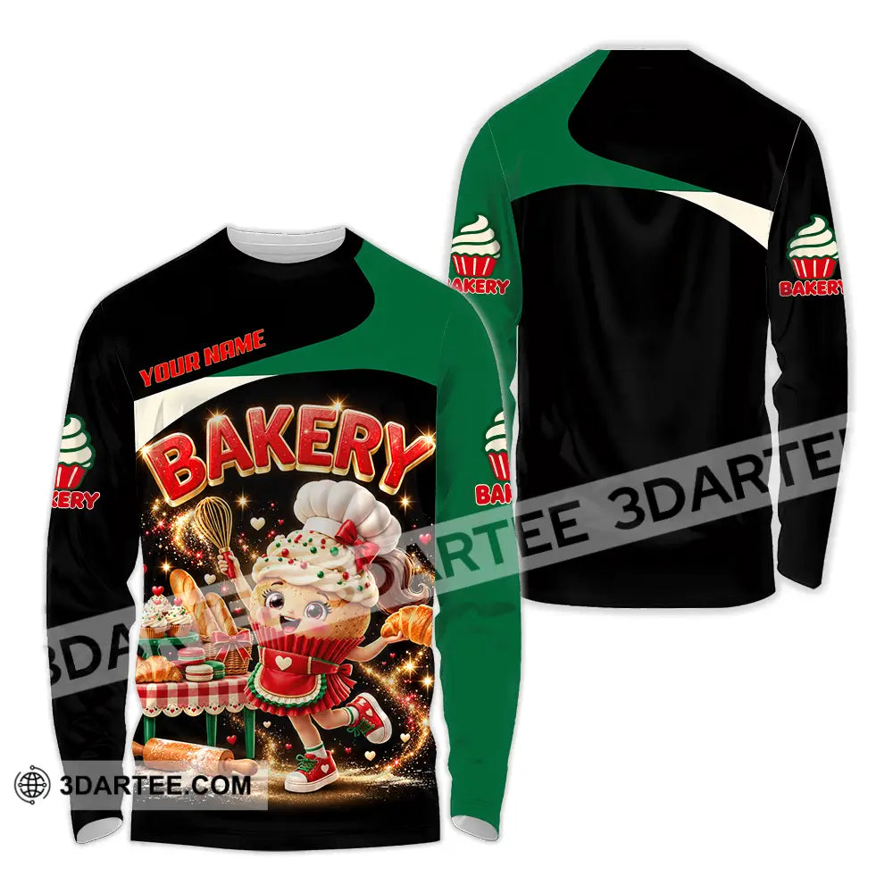Unisex Shirt - Custom Bakery Shirt - Long Sleeve Shirt / S - T-shirt