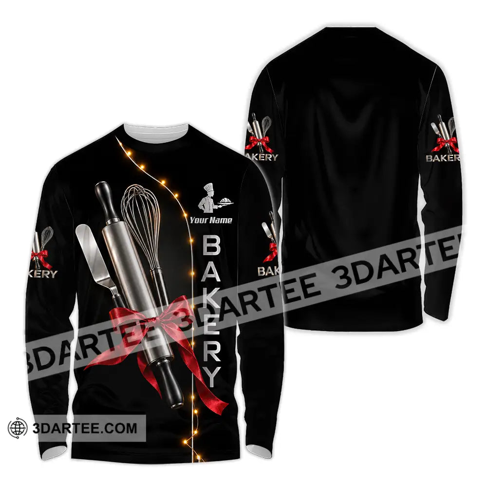 Unisex Shirt - Custom Bakery Shirt - Long Sleeve Shirt / S - T-shirt