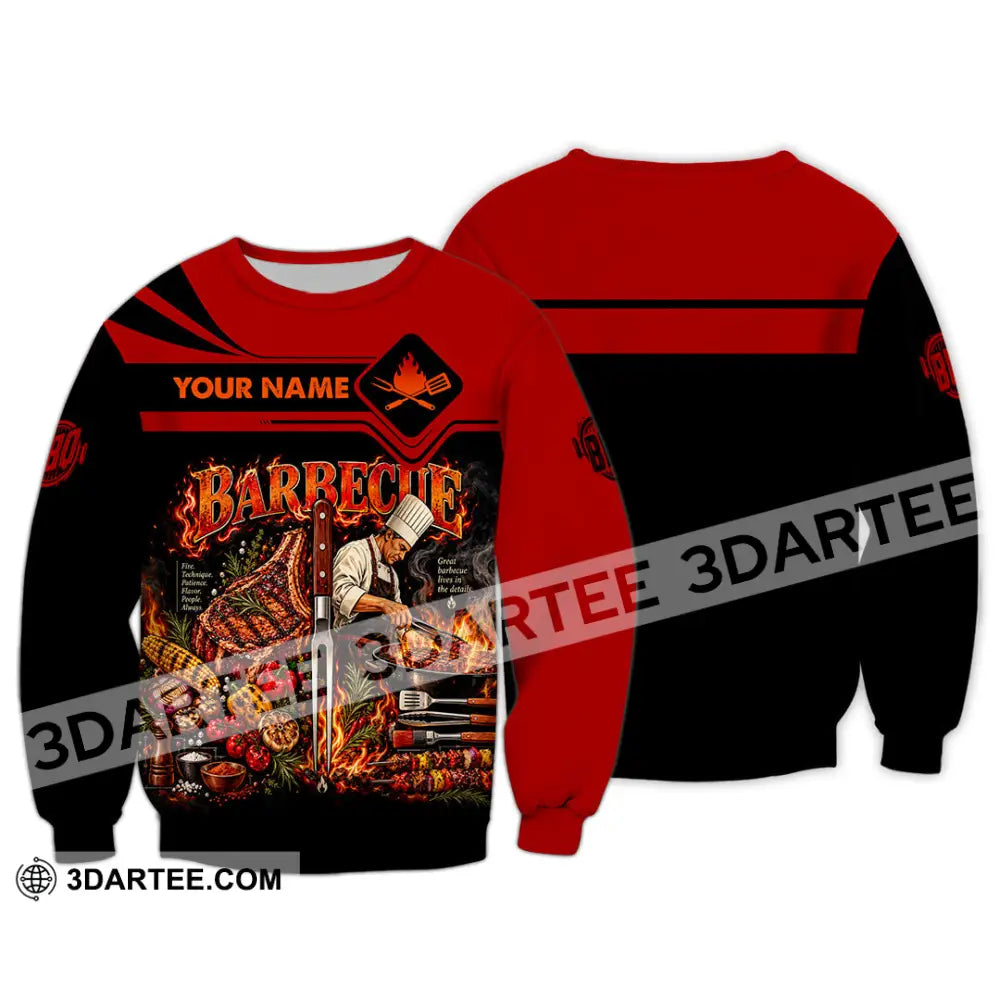Unisex Shirt - Custom Barbecue Shirt - Long Sleeve / S - T-shirt