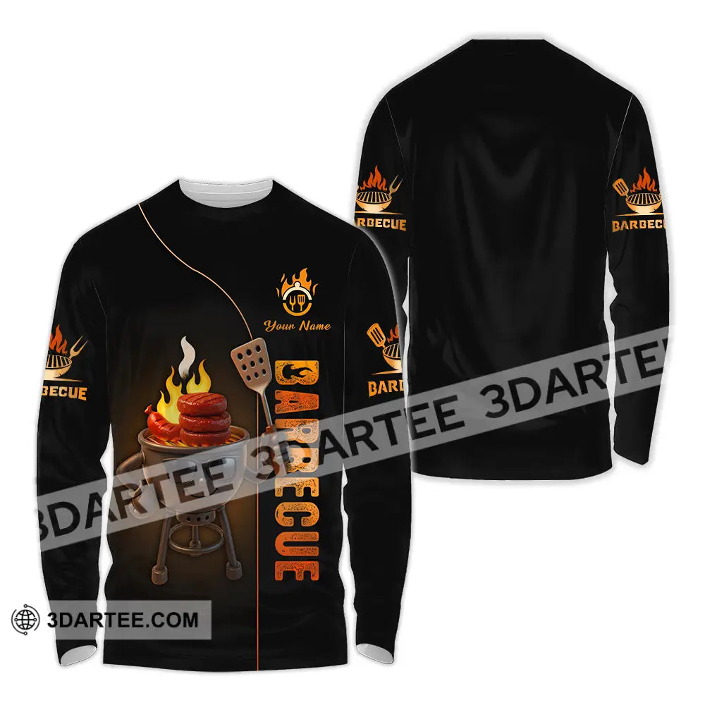 Unisex Shirt - Custom Barbecue Shirt Long Sleeve Shirt / S T-shirt