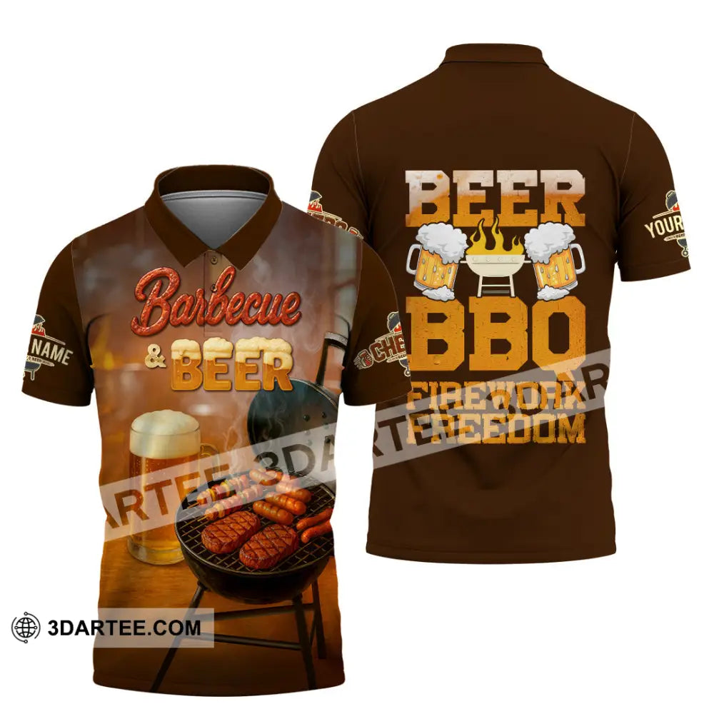 Unisex Shirt - Custom Barbecue Shirt Polo Shirt / S T-shirt