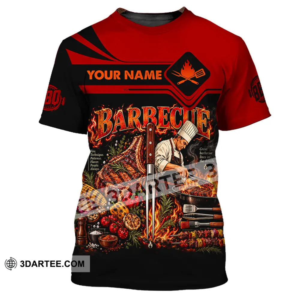 Unisex Shirt - Custom Barbecue Shirt - T-Shirt / S - T-shirt