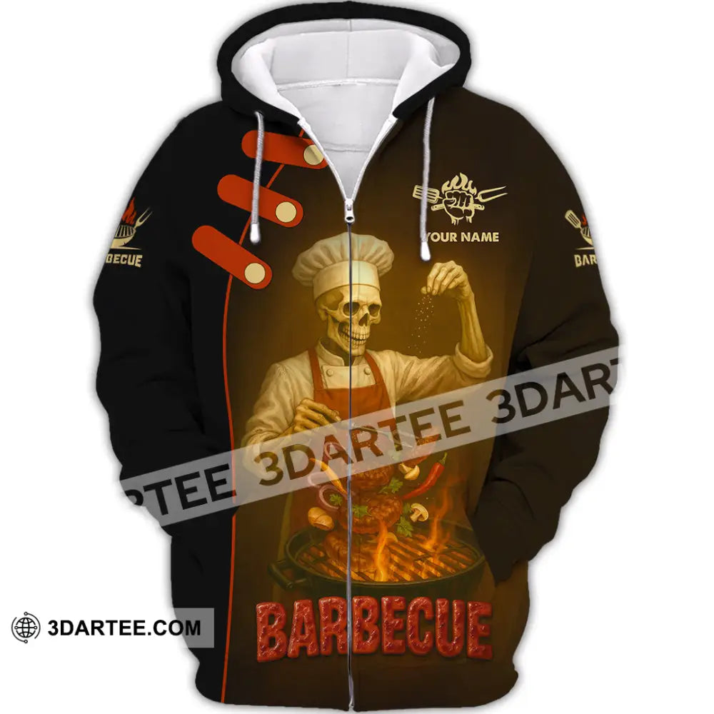 Unisex Shirt - Custom Barbecue Shirt Zipper Hoodie / S T-shirt