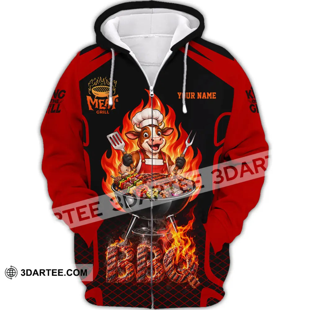 Unisex Shirt - Custom Barbecue Shirt - Zipper Hoodie / S - T-shirt