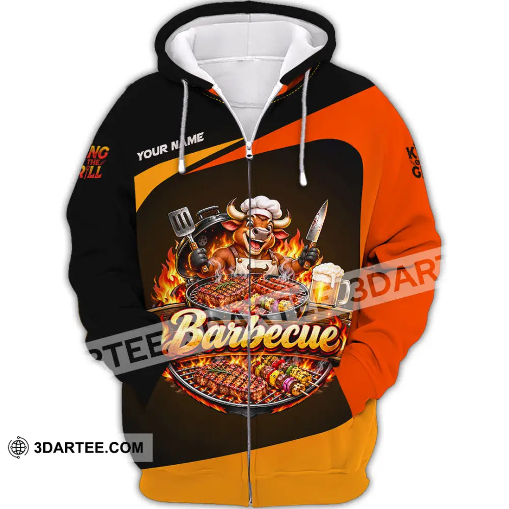 Unisex Shirt - Custom Barbecue Shirt - Zipper Hoodie / S - T-shirt