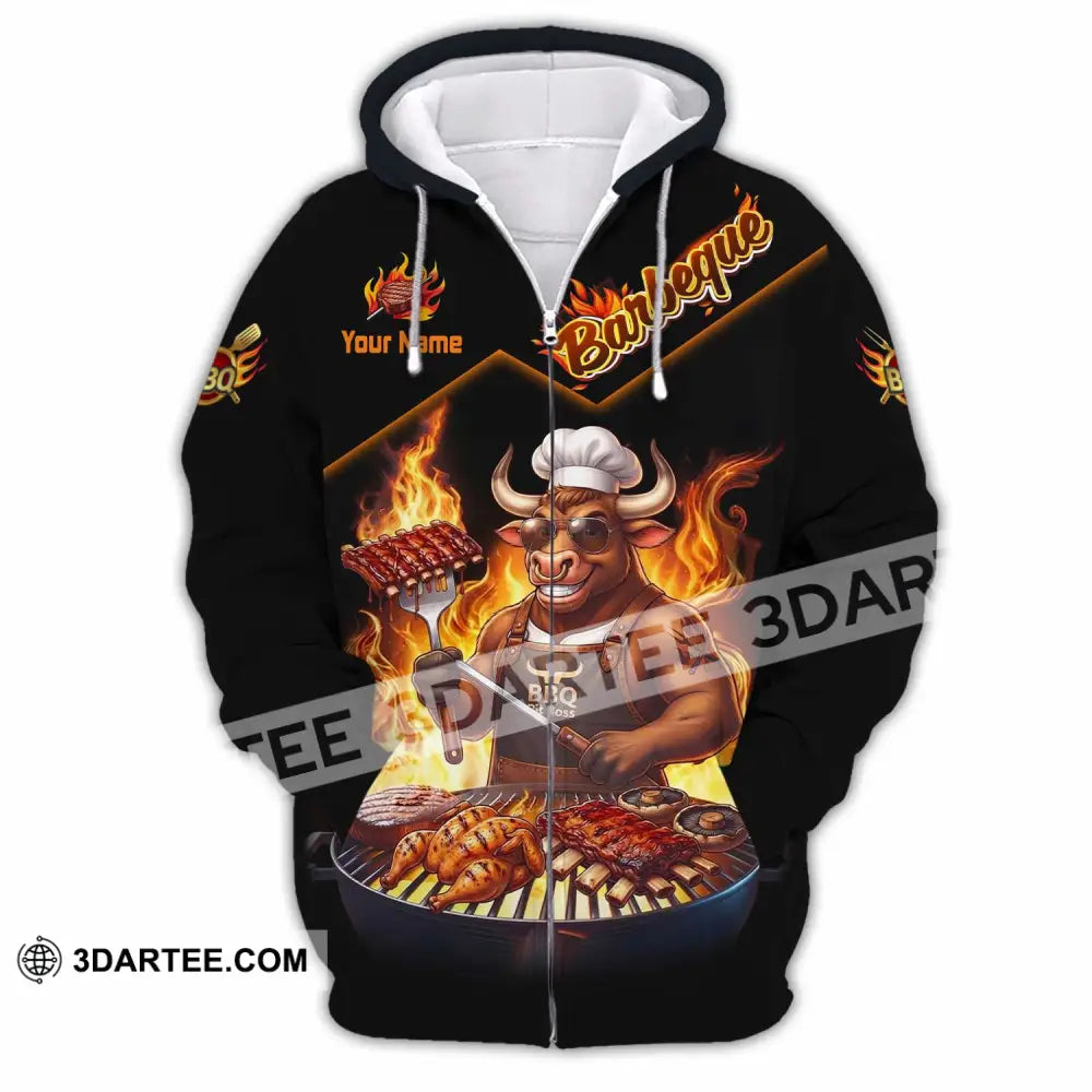 Unisex Shirt - Custom Barbeque Shirt - Zipper Hoodie / S - T-shirt