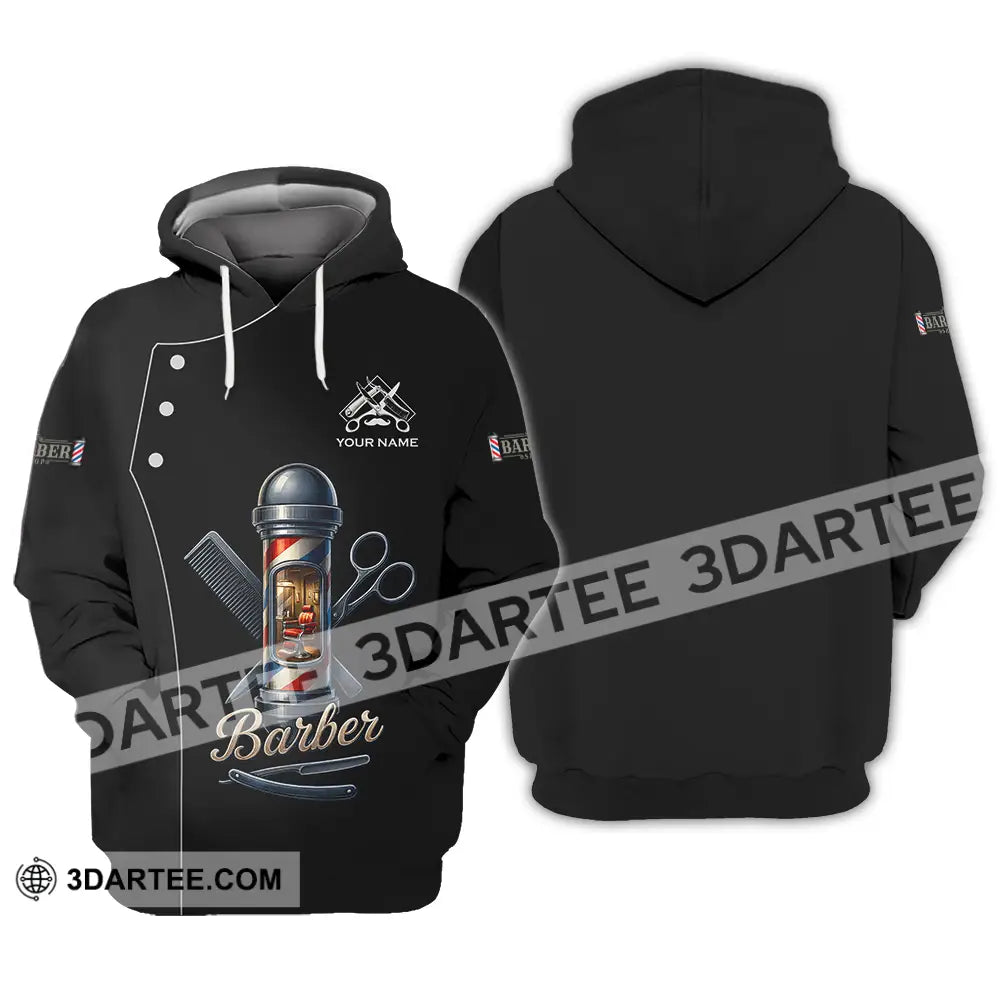 Unisex Shirt Custom Barber Shirt Hoodie / S T shirt