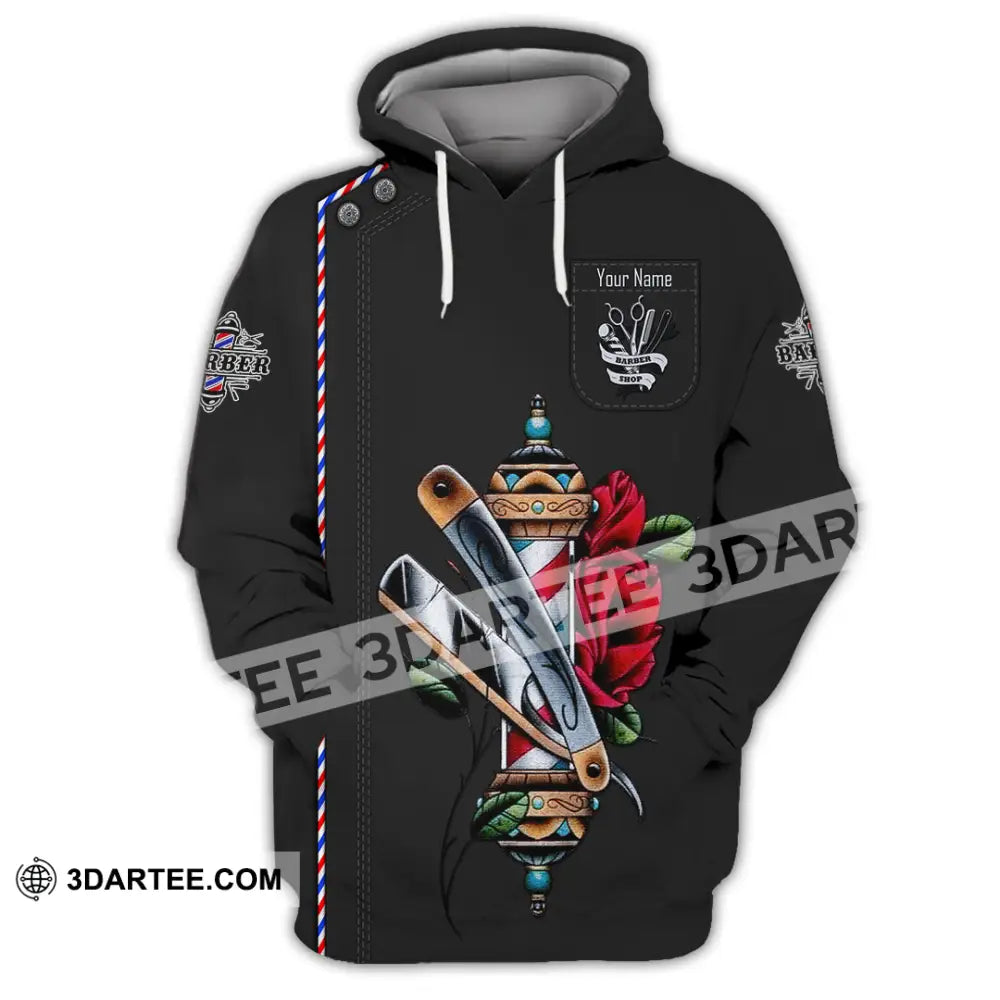 Unisex Shirt Custom Barber Shirt Hoodie / S T shirt