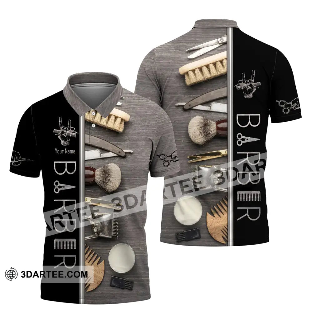 Unisex Shirt Custom Barber Shirt Polo Shirt / S T shirt