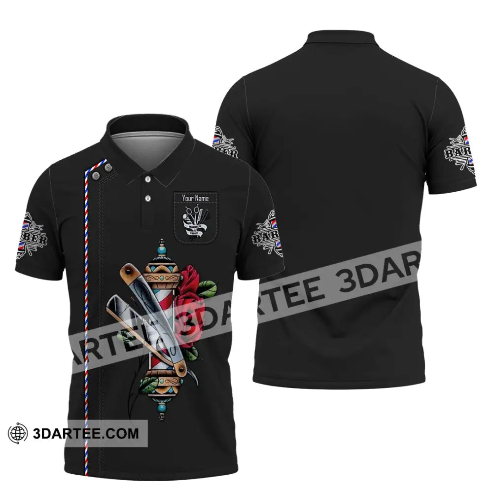 Unisex Shirt Custom Barber Shirt Polo Shirt / S T shirt