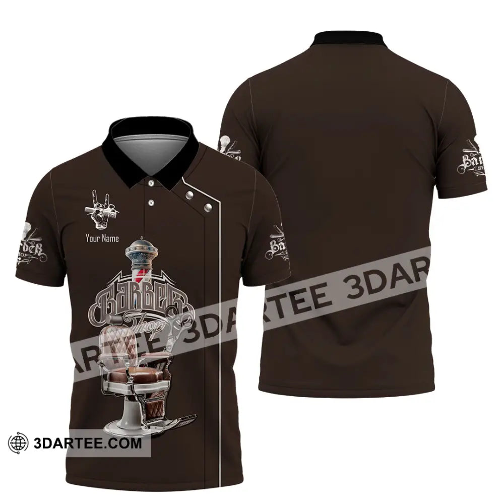 Unisex Shirt Custom Barber Shirt Polo Shirt / S T shirt