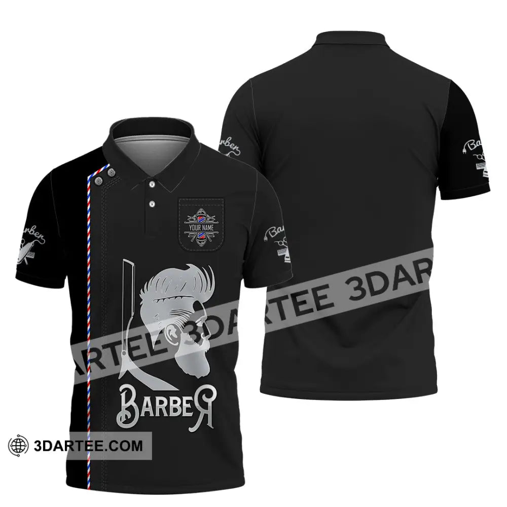 Unisex Shirt Custom Barber Shirt Polo Shirt / S T shirt