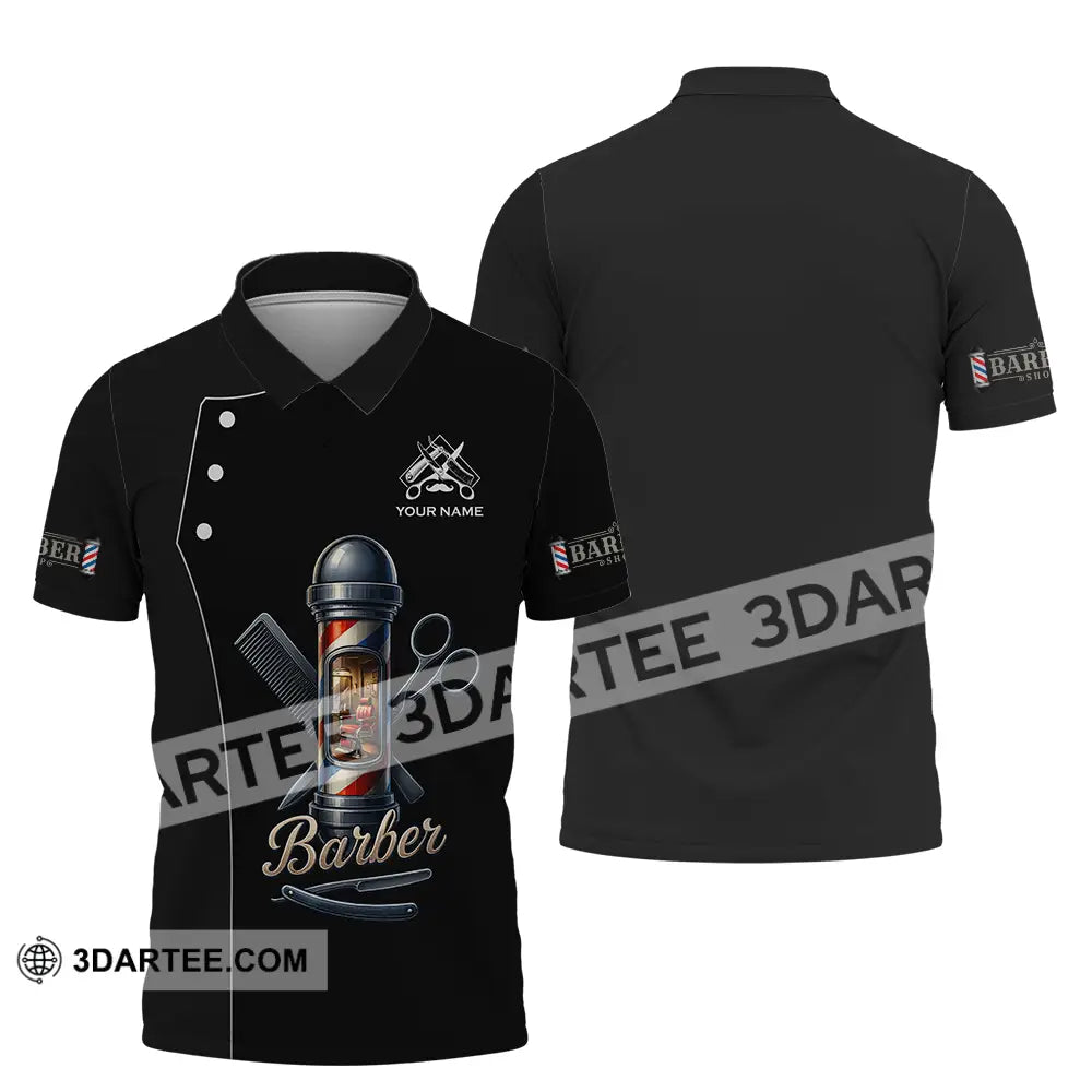 Unisex Shirt Custom Barber Shirt Polo Shirt / S T shirt
