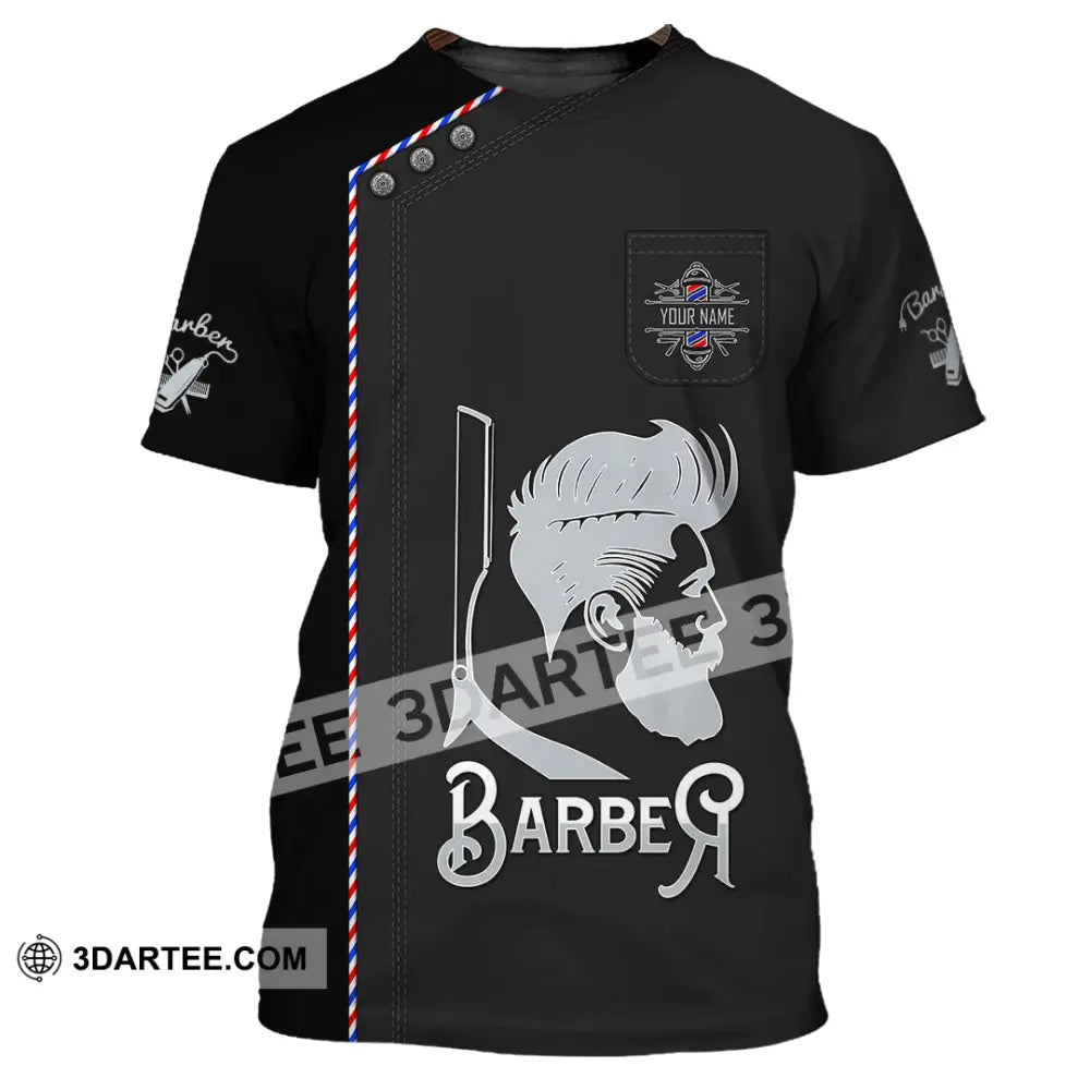 Unisex Shirt Custom Barber Shirt T Shirt / S T shirt