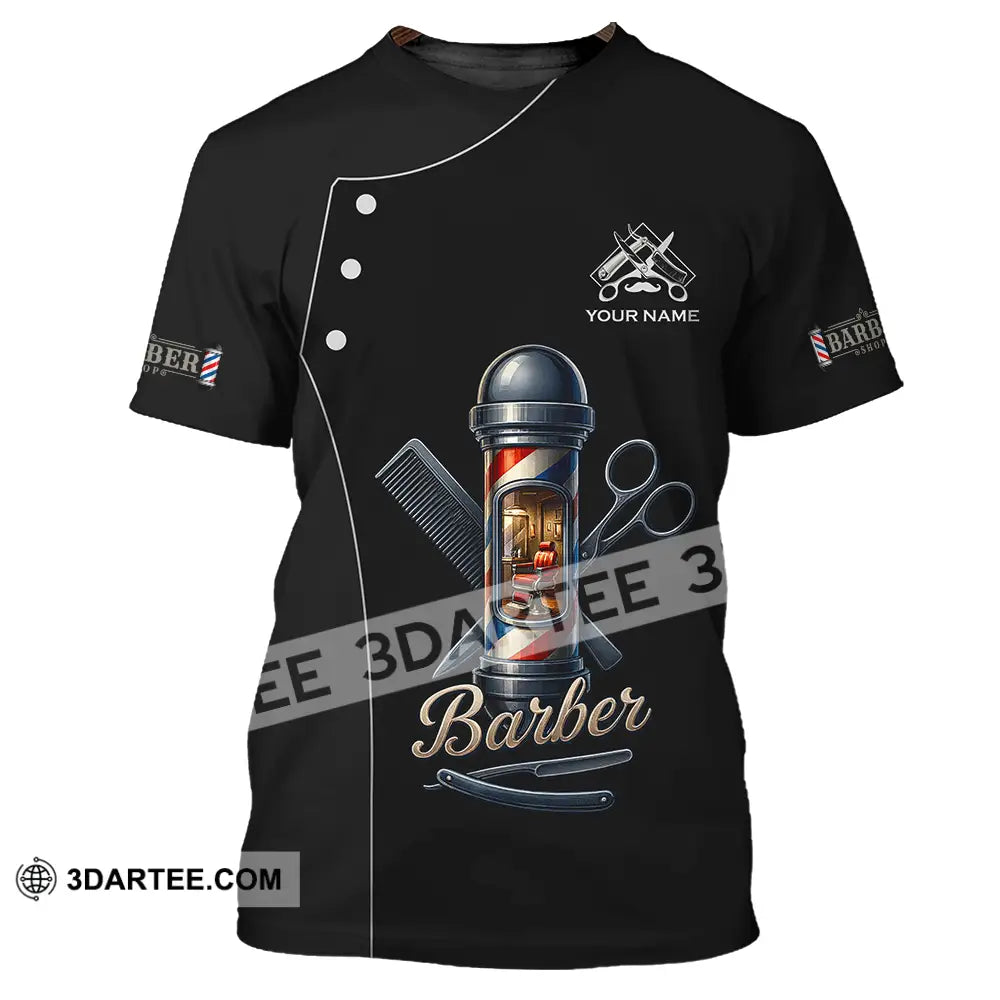Unisex Shirt Custom Barber Shirt T Shirt / S T shirt