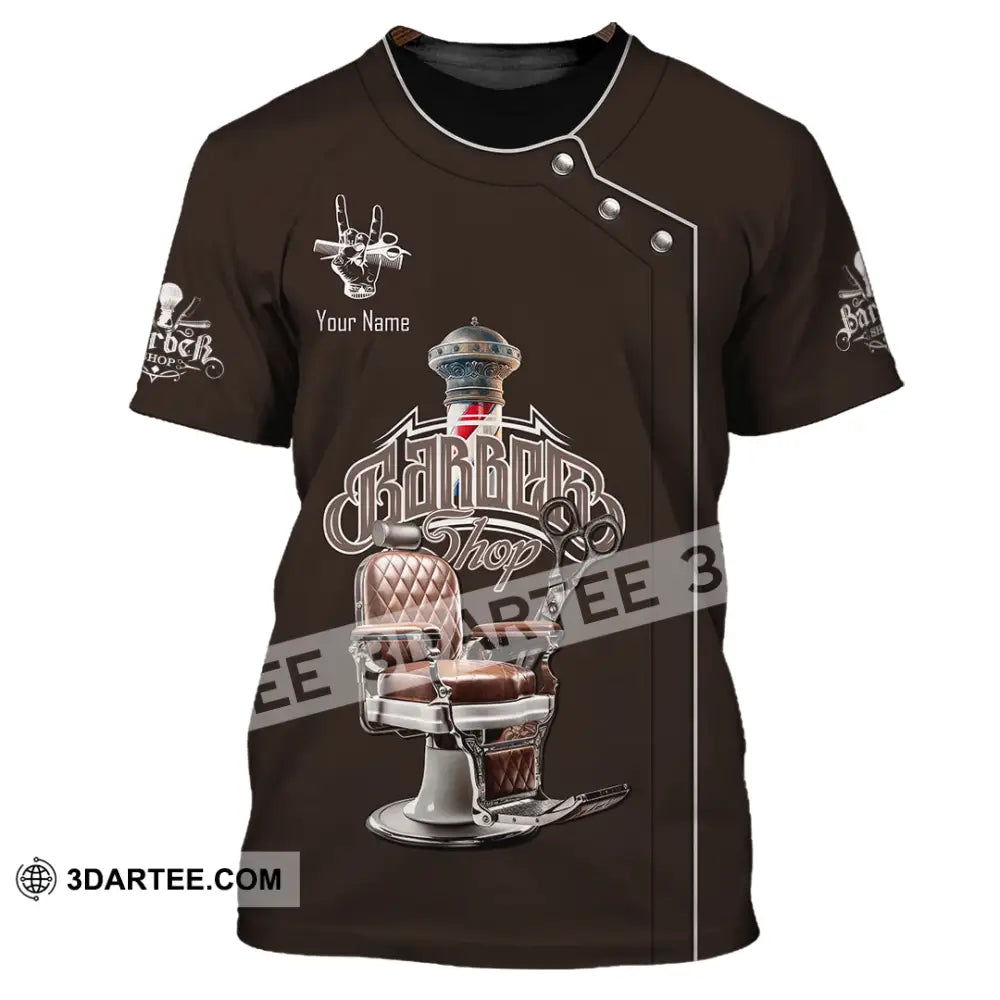 Unisex Shirt Custom Barber Shirt T Shirt / S T shirt