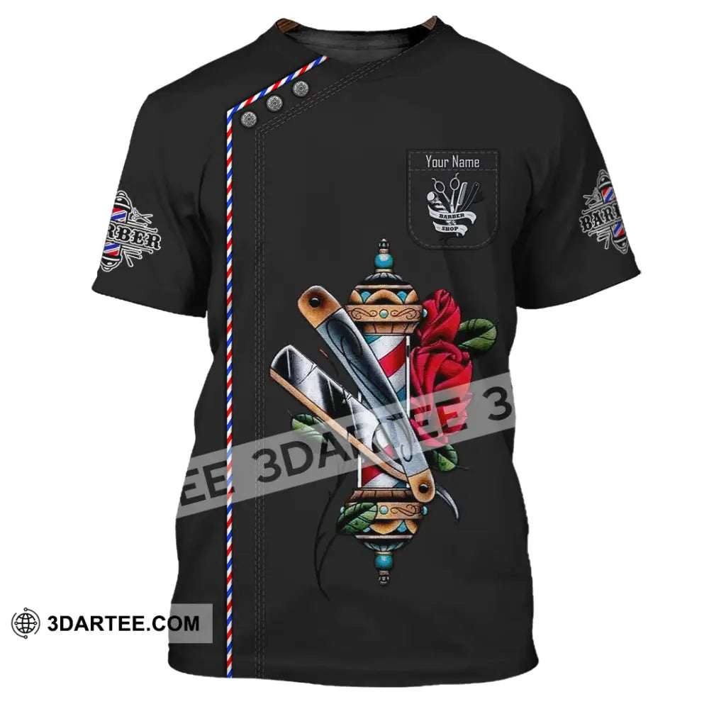Unisex Shirt Custom Barber Shirt T Shirt / S T shirt