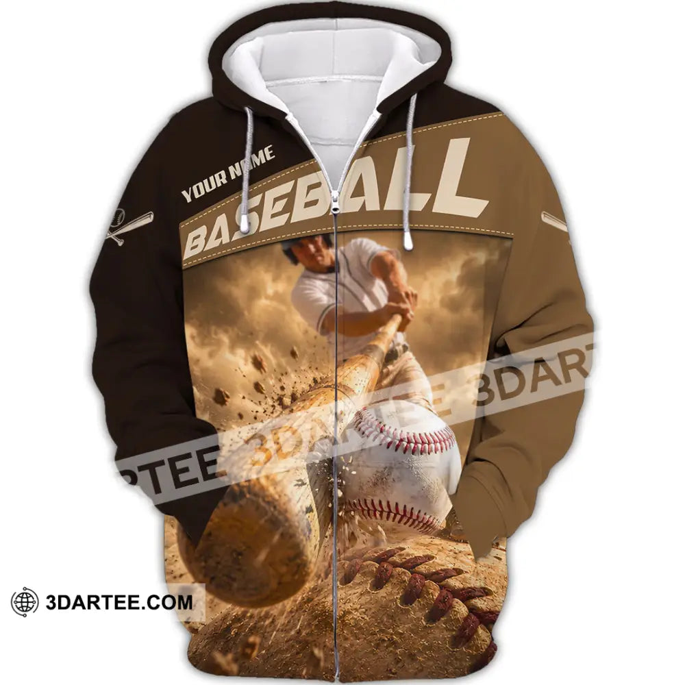 Unisex Shirt - Custom Baseball Shirt - Zipper Hoodie / S - T-shirt