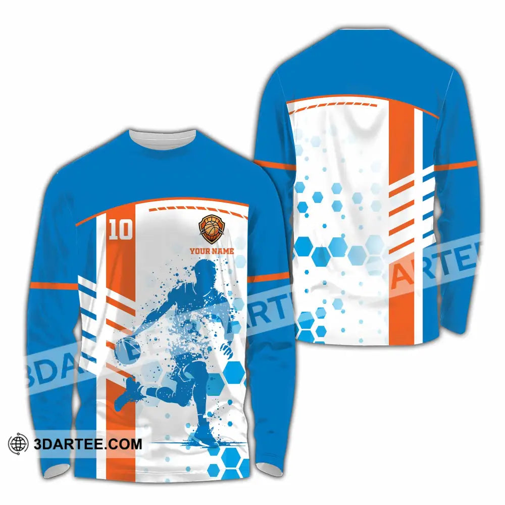 Unisex Shirt - Custom Basketball 3D Shirt Long Sleeve Shirt / S T-shirt