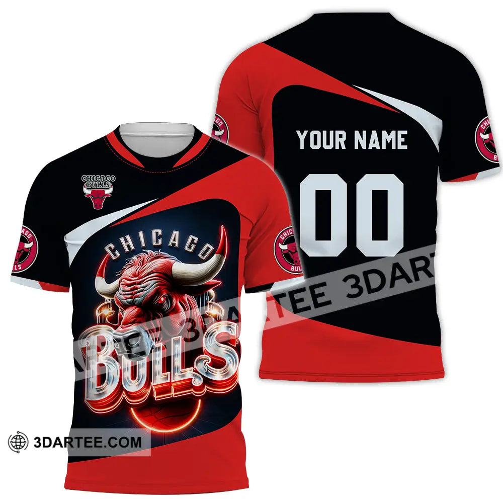 Unisex Shirt - Custom Basketball Chicago Bulls 3D Shirt T-Shirt / S T-shirt