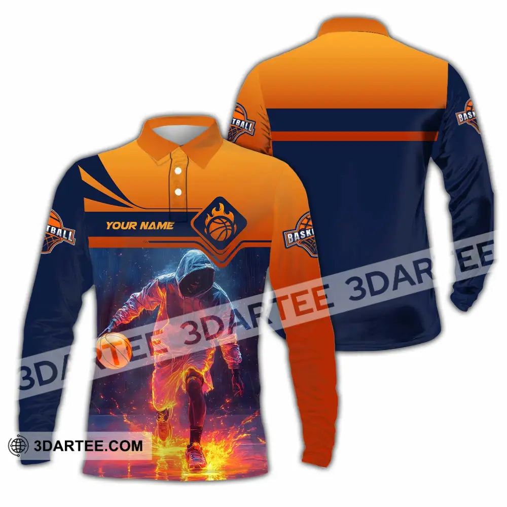 Unisex Shirt - Custom Basketball Shirt - Long Sleeve Polo / S - T-shirt
