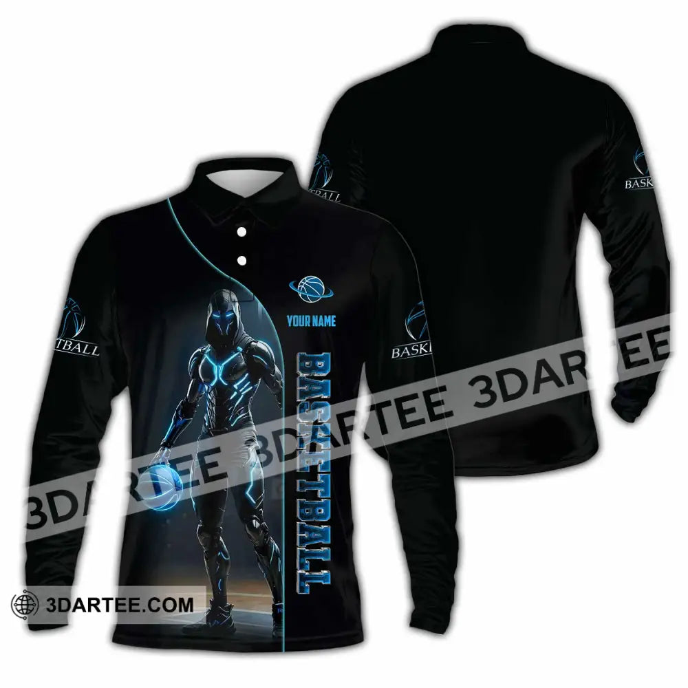 Unisex Shirt - Custom Basketball Shirt Long Sleeve Polo / S T-shirt