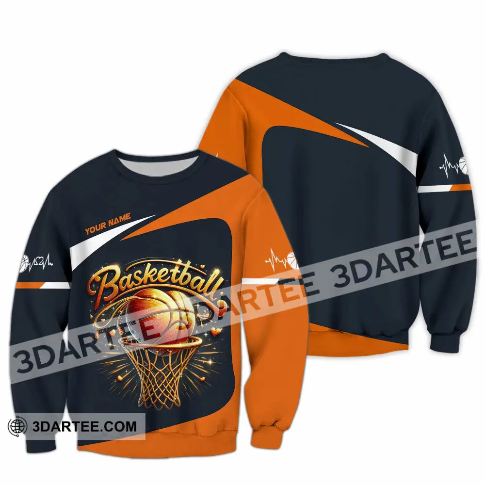 Unisex Shirt - Custom Basketball Shirt Long Sleeve / S T-shirt