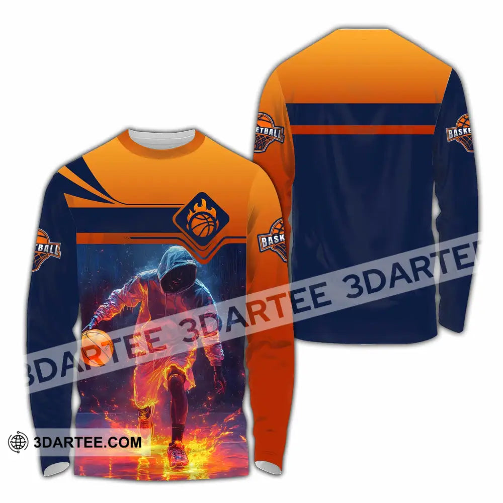 Unisex Shirt - Custom Basketball Shirt - Long Sleeve Shirt / S - T-shirt