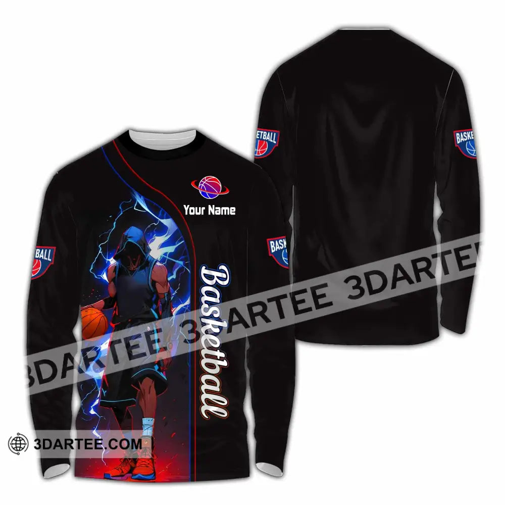 Unisex Shirt - Custom Basketball Shirt - Long Sleeve Shirt / S - T-shirt